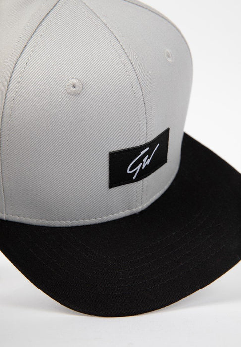 Gorilla Wear Ontario Snapback Cap - Grey/Black - Cap at MySupplementShop by Gorilla Wear