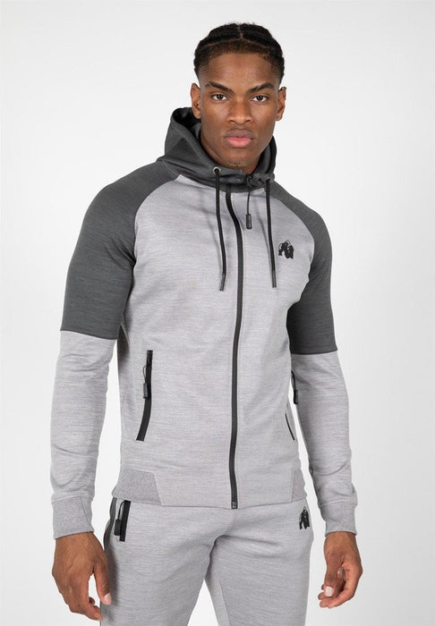 Gorilla Wear Sullivan Track Jacket Grey - XXXL - Jacket at MySupplementShop by Gorilla Wear