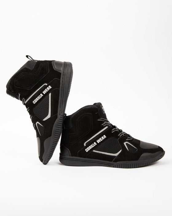 Gorilla Wear Troy High Tops - Black/Grey - High Tops at MySupplementShop by Gorilla Wear