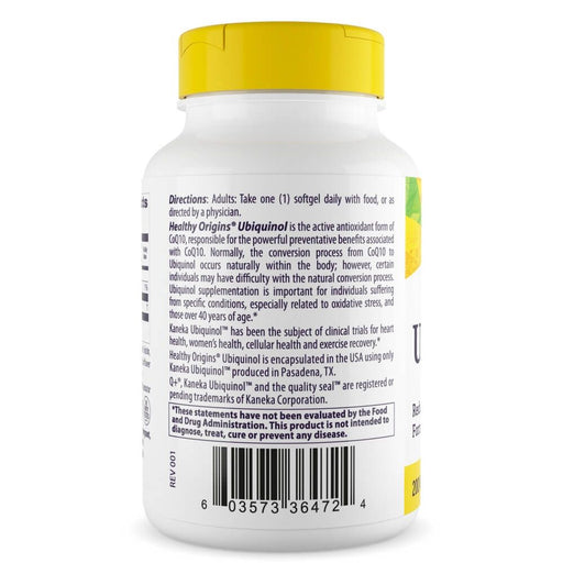 Healthy Origins Ubiquinol 200mg 30 Softgels - Cellular Health at MySupplementShop by Healthy Origins