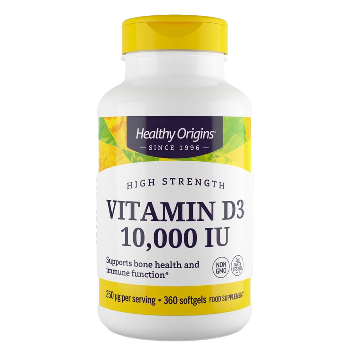 Healthy Origins Vitamin D3 10,000iu 360 Softgels