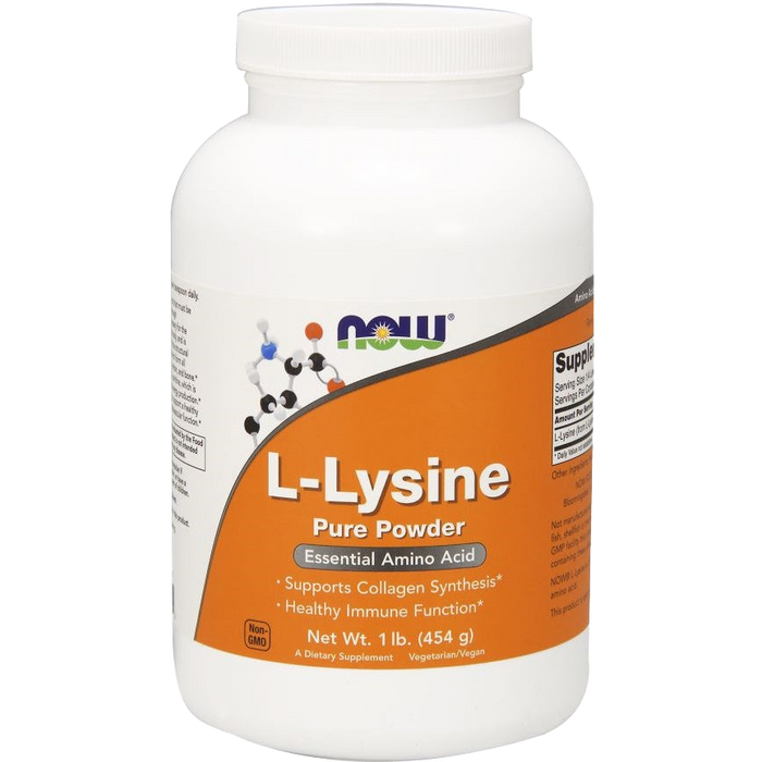 NOW Foods L-Lysine, 1000mg (Powder) - 454g