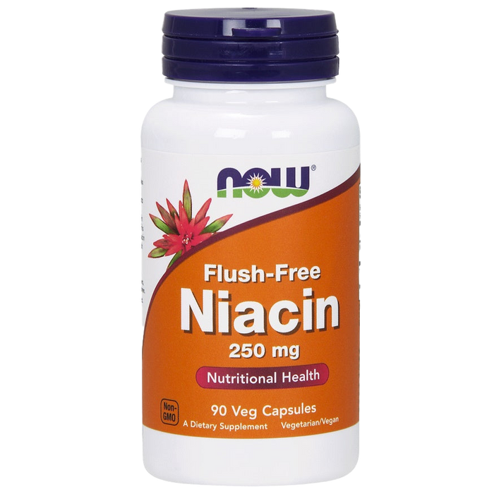 NOW Foods Niacin Flush-Free, 250mg - 90 vcaps