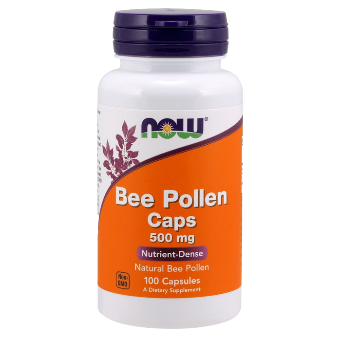 NOW Foods Bee Pollen, 500mg - 100 caps