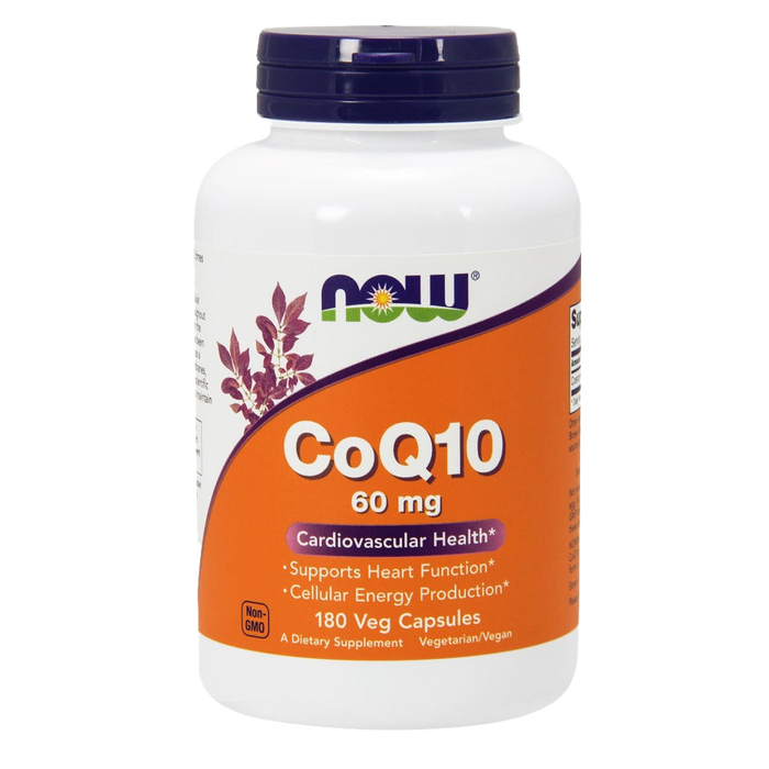 NOW Foods CoQ10, 60mg - 180 vcaps