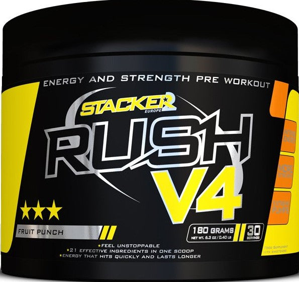 Stacker2 Europe Rush V4 - 180 grams - Green Apple - Sports Nutrition at MySupplementShop by Stacker2 Europe