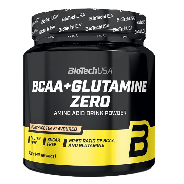 BioTechUSA BCAA + Glutamine Zero, Lemon - 480 grams