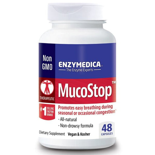 Enzymedica MucoStop - 48 caps - Nutritional Supplement at MySupplementShop by Enzymedica