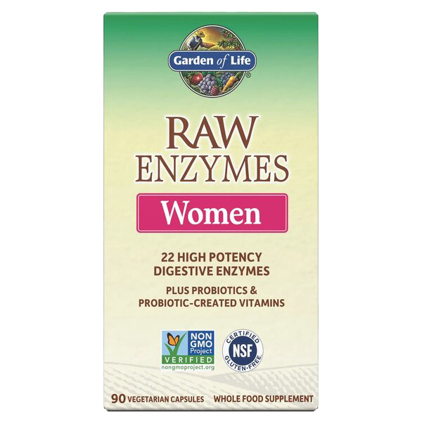 Garden of Life Raw Enzymes Women - 90 vcaps