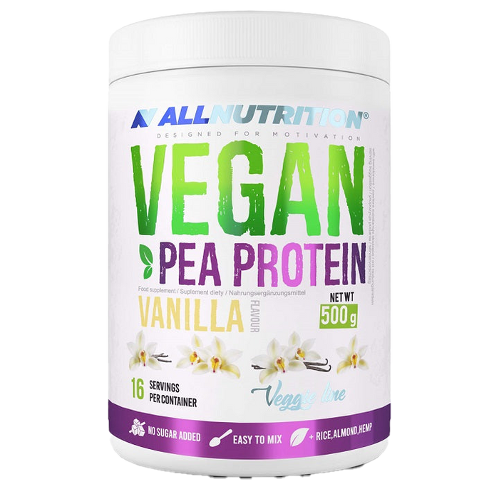 Allnutrition Vegan Pea Protein, Vanilla - 500g