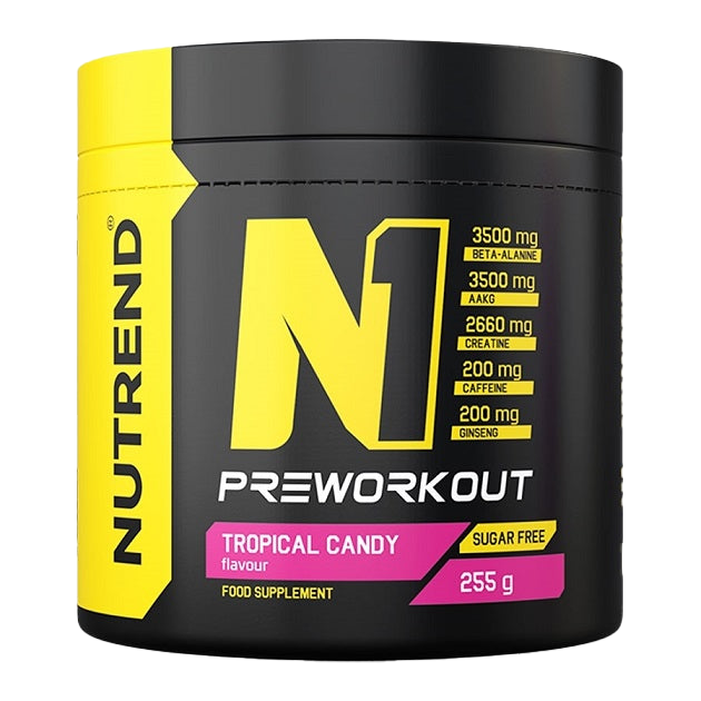 Nutrend N1 PreWorkout Tropical Candy  255g