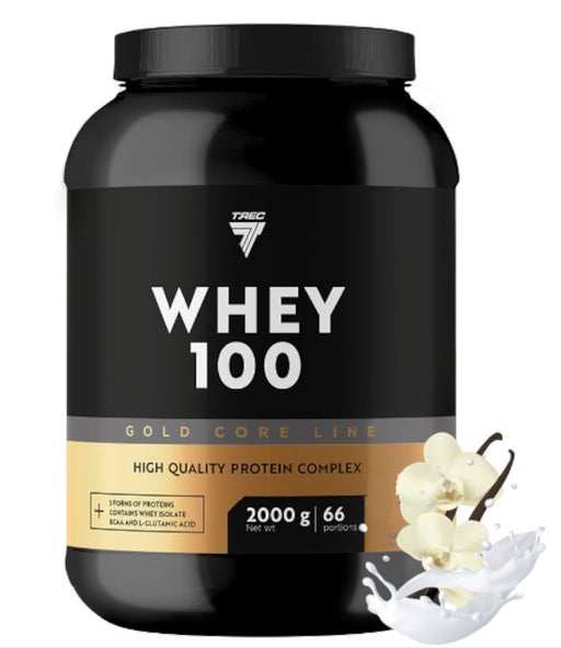 Trec Nutrition Gold Core Whey 100, Vanilla - 2000g - Sports Supplements at MySupplementShop by Trec Nutrition