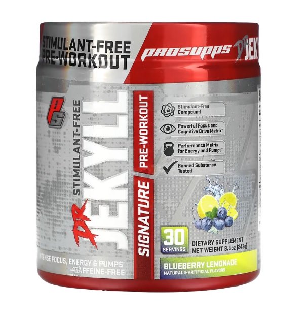 Pro Supps Dr. Jekyll Signature Blueberry Lemonade 243g - Pre & Post Workout at MySupplementShop by Pro Supps