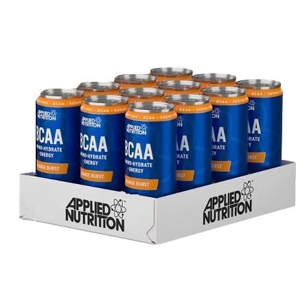 Applied Nutrition BCAA AminoHydrate + Energy Cans Orange Burst  12 x 330 ml.