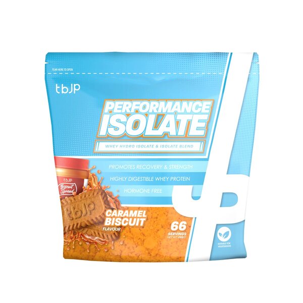 Trained by JP Performance Isolate, Caramel Biscuit 2000g - Protein at MySupplementShop by Trained by JP