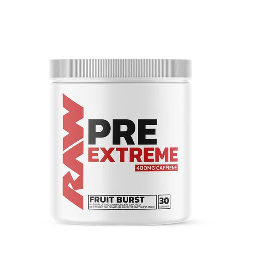 Raw Nutrition Pre Extreme, Fruit Burst 360g - Pre Workout at MySupplementShop by Raw Nutrition