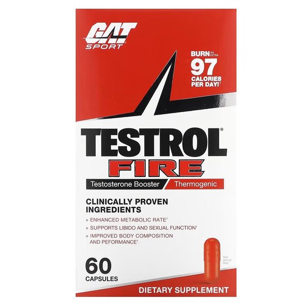 GAT Testrol Fire - 60 caps - Sports Supplements at MySupplementShop by GAT