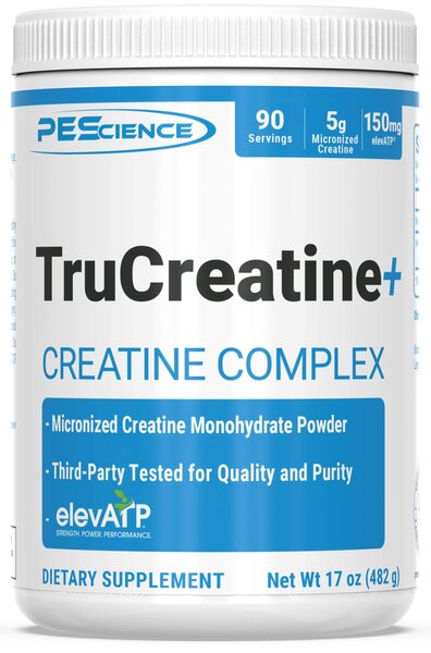 PEScience TruCreatine+ Powder, Unflavored 482g - Creatine Powder at MySupplementShop by PEScience