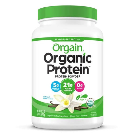 Orgain Organic Protein - 920g - Vanilla Bean - Sports Supplements at MySupplementShop by Orgain