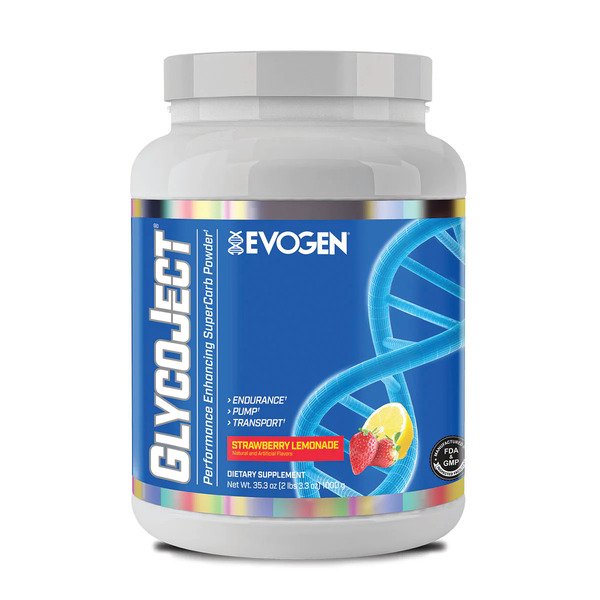 Evogen GlycoJect, Strawberry Lemonade - 1000g - Sports Nutrition at MySupplementShop by Evogen