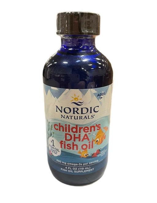 Nordic Naturals Children's DHA, 530mg Omega-3 Strawberry - 119 ml - Sports Drink at MySupplementShop by Nordic Naturals