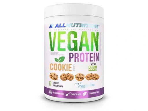 Allnutrition Vegan Protein - 500g - Cookie - Soy Proteins at MySupplementShop by Allnutrition