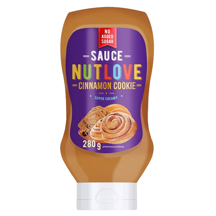 Allnutrition Nutlove Sauce, Cinnamon Cookie - 280 ml.