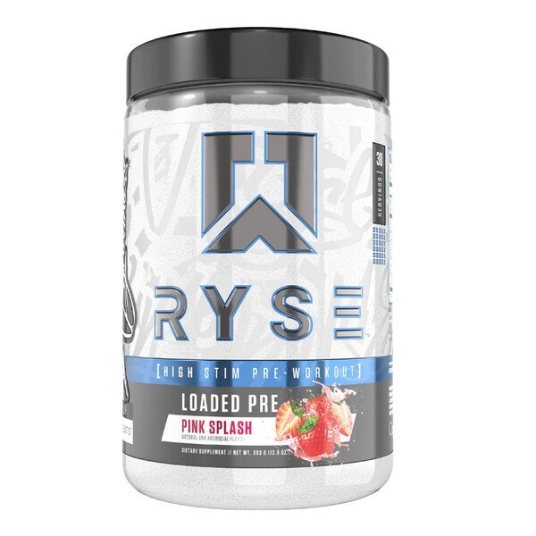 RYSE Loaded Pre, Pink Splash - 393g - Sports Nutrition at MySupplementShop by RYSE