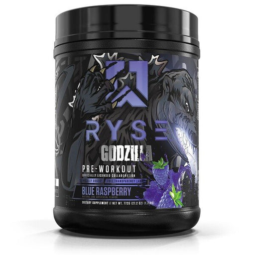 RYSE Godzilla Pre-Workout, Blue Raspberry - 772g - Sports Nutrition at MySupplementShop by RYSE