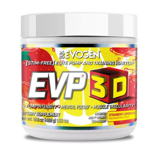 EVP 3D, Strawberry Lemonade - 468g - Sports Nutrition at MySupplementShop by Evogen