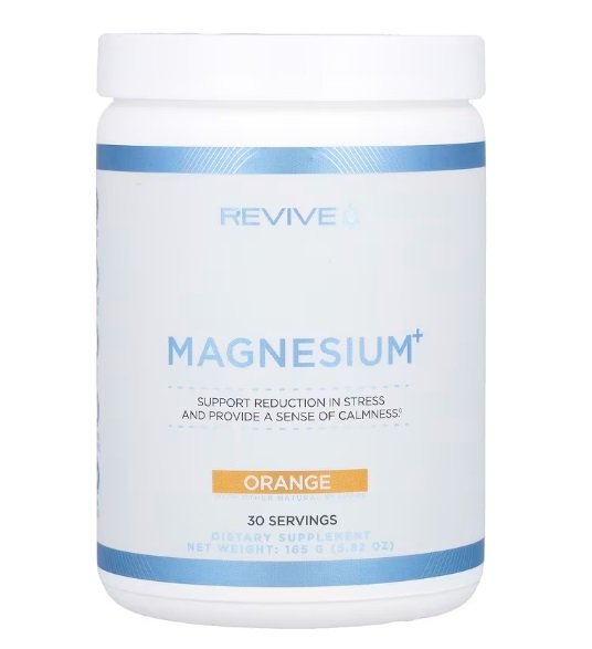 Magnesium+, Orange - 165g - Sports Nutrition at MySupplementShop by Revive