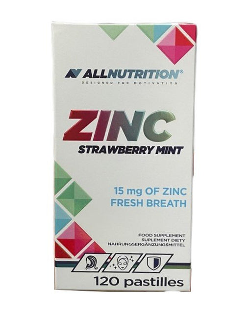 Allnutrition Zinc, 15mg (Strawberry Mint) - 120 pastilles - Sports Nutrition at MySupplementShop by Allnutrition