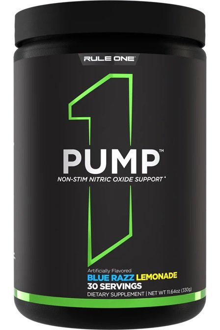 Rule One Pump, Blue Razz Lemonade 330g - Sports Supplements at MySupplementShop by Rule One