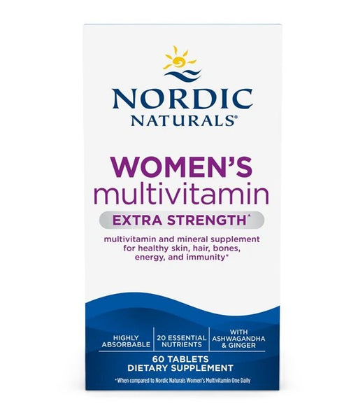 Nordic Naturals Women's Multivitamin Extra Strength 60 tablets - Sports Supplements at MySupplementShop by Nordic Naturals