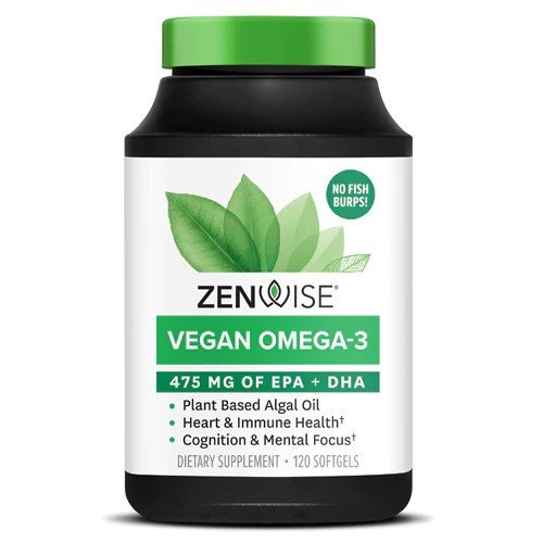 Zenwise Vegan Omega-3 120 softgels - Sports Supplements at MySupplementShop by Zenwise