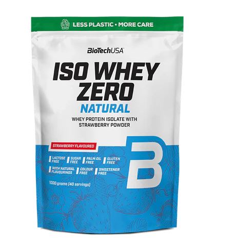 Iso Whey Zero Natural, Strawberry - 1000g - Default Title - Protein at MySupplementShop by BioTechUSA