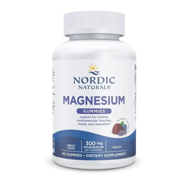 Nordic Naturals Magnesium Gummies, Blueberry Lavender - 60 gummies - Default Title - Magnesium at MySupplementShop by Nordic Naturals