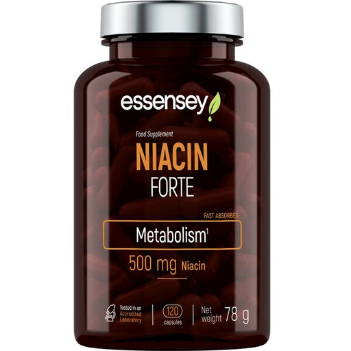 Essensey Niacin Forte, 500mg - 120 caps - Vitamins & Supplements at MySupplementShop by Essensey