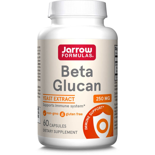 Jarrow Formulas Beta Glucan 250mg 60 Capsules - Health and Wellbeing at MySupplementShop by Jarrow Formulas