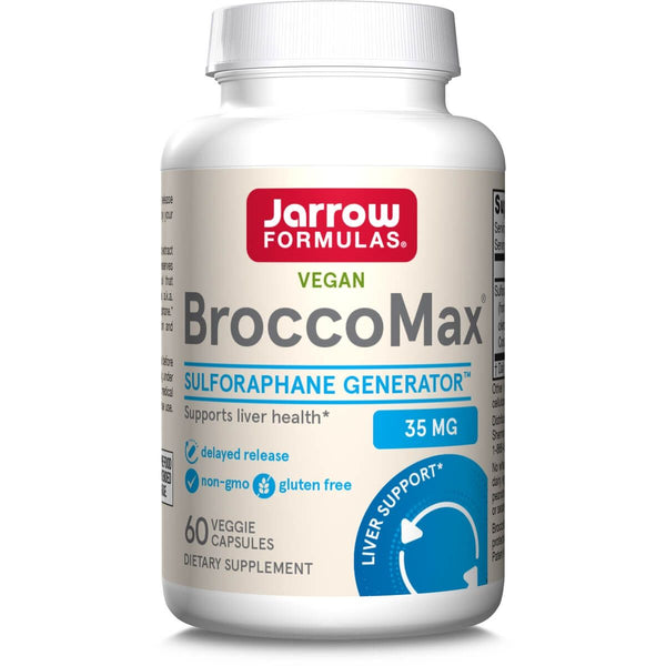 Jarrow Formulas BroccoMax (Broccoli Seed Extract) 60 Veggie Capsules - Health and Wellbeing at MySupplementShop by Jarrow Formulas