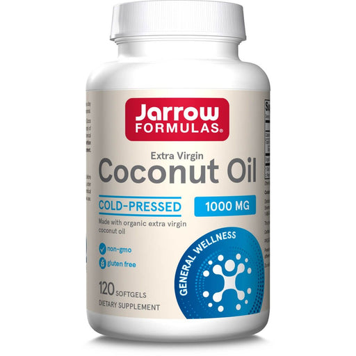 Jarrow Formulas Organic Extra Virgin Coconut Oil 1000mg 120 Softgels - Omegas, EFAs, CLA, Oils at MySupplementShop by Jarrow Formulas