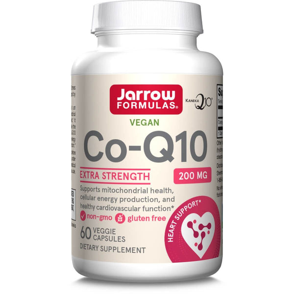 Jarrow Formulas CoQ10 200mg 60 Veggie Capsules - Health and Wellbeing at MySupplementShop by Jarrow Formulas