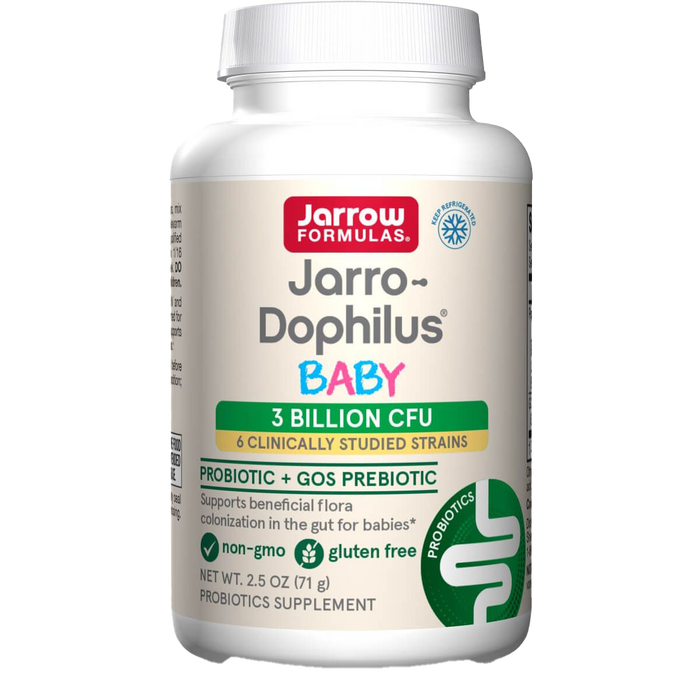 Jarrow Formulas Jarro-Dophilus Baby Probiotic + GOS Prebiotic 3 Billion CFU 2.5oz (71g)