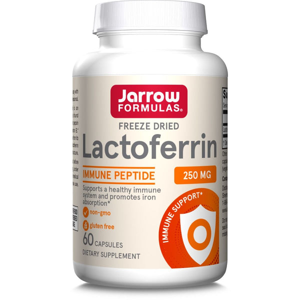 Jarrow Formulas Lactoferrin 250mg 60 Capsules - Health and Wellbeing at MySupplementShop by Jarrow Formulas