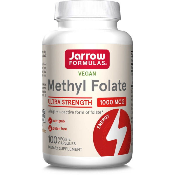 Jarrow Formulas Methyl Folate 1,000mcg 100 Veggie Capsules - Vitamins & Minerals at MySupplementShop by Jarrow Formulas