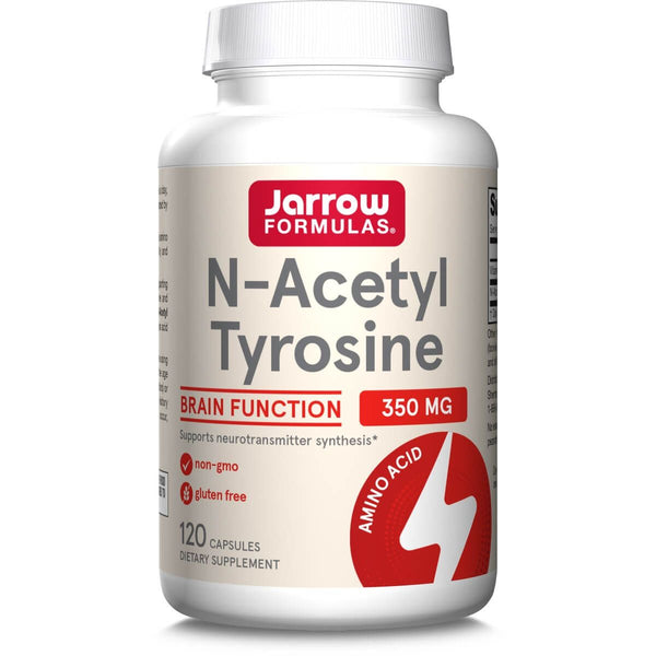 Jarrow Formulas N-Acetyl Tyrosine 350mg 120 Capsules - Health and Wellbeing at MySupplementShop by Jarrow Formulas