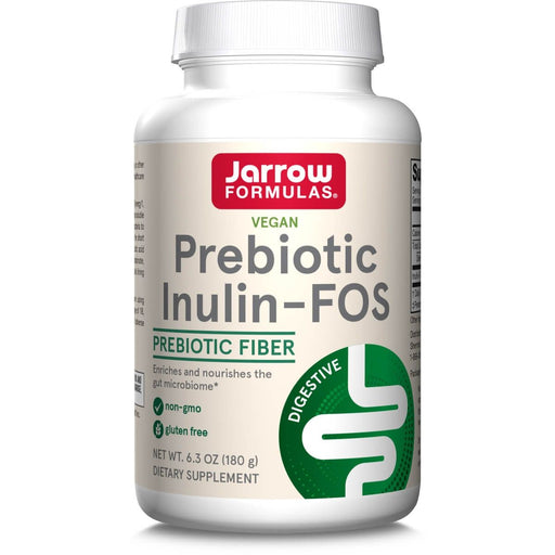 Jarrow Formulas Prebiotic Inulin-FOS 6.3oz (180g) - Health and Wellbeing at MySupplementShop by Jarrow Formulas