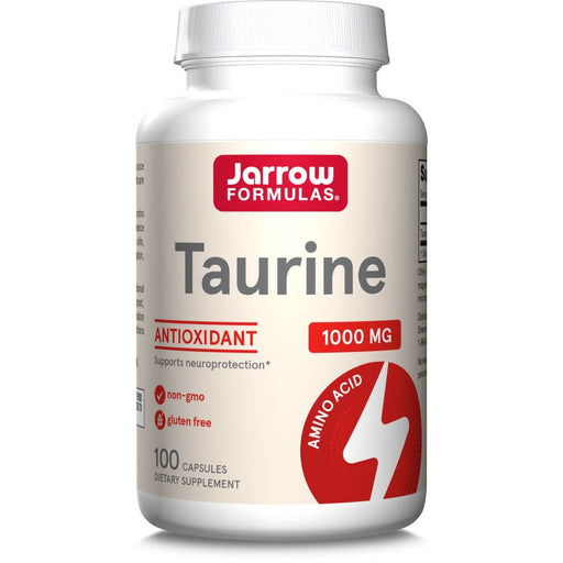 Jarrow Formulas Taurine 1000mg 100 Capsules - Amino Acids and BCAAs at MySupplementShop by Jarrow Formulas