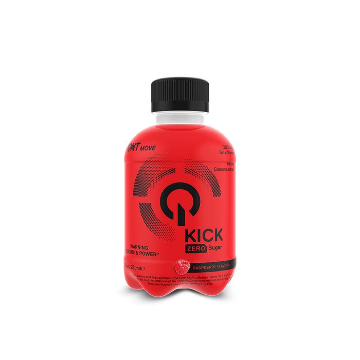 QNT Kick Pre Workout Energy drink 12 x 250ml - Energy Drink at MySupplementShop by QNT