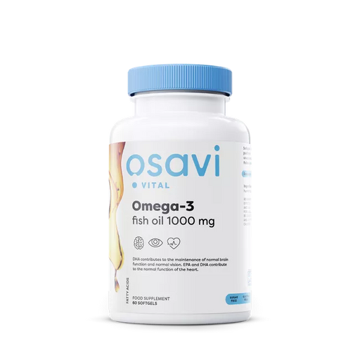 Osavi Omega3 Fish Oil Molecularly Distilled 1000mg  120 softgels - Health and Wellbeing at MySupplementShop by Osavi